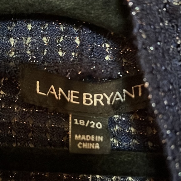 Lane Bryant Cardigan 18/20 Plus Open Front Lightweight Cardi Blue Sweater NWT - Picture 7 of 13